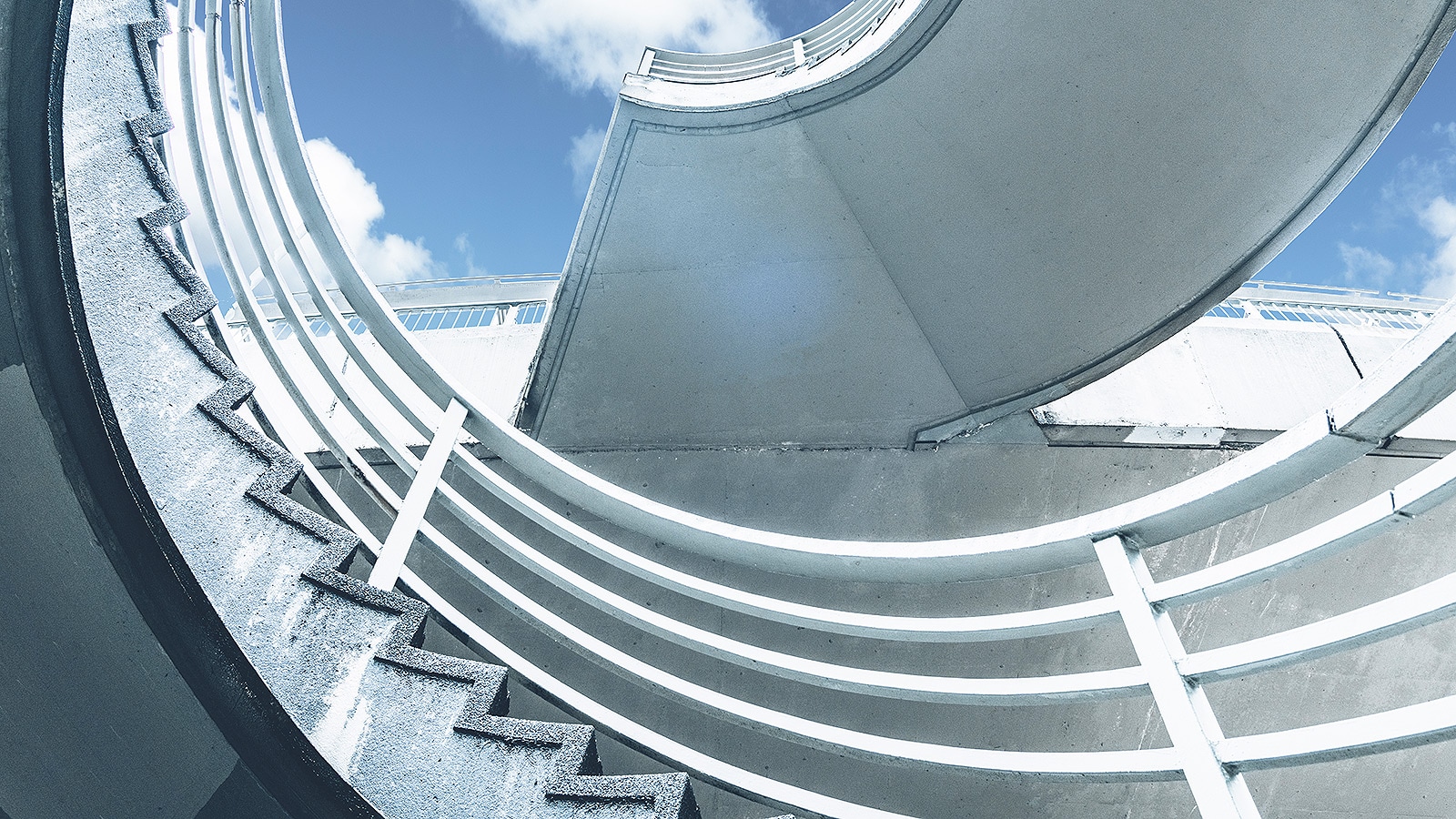Staircase in a building.